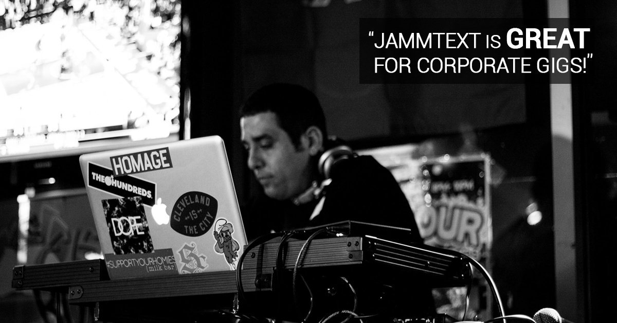 Rob Stylz “JammText is great for corporate gigs!”