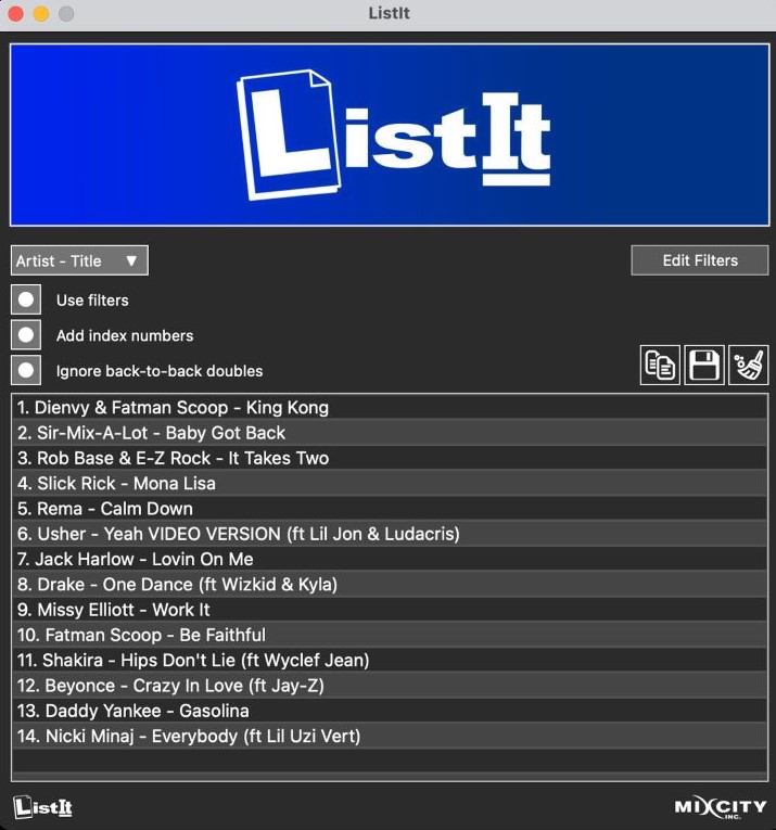 listit virtual dj software